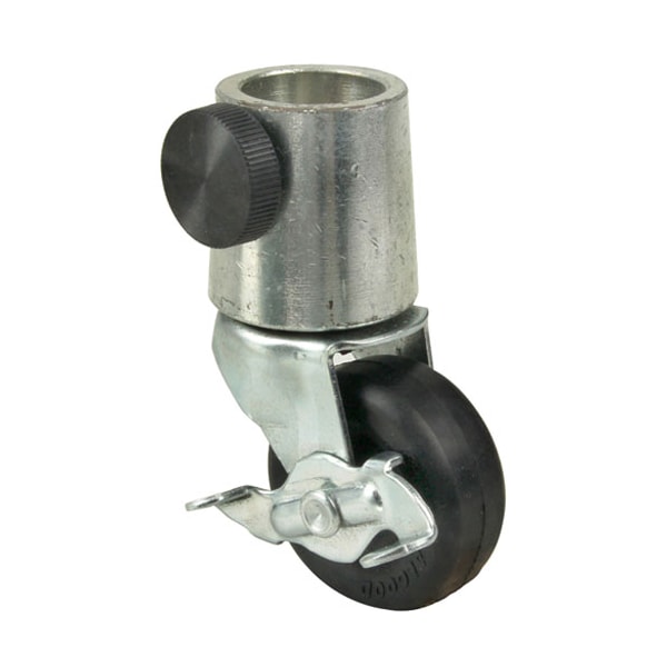 Caster Boot , 2", F/1"Od, W/ Brk
